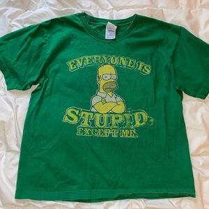 The Simpsons funny youth graphic tee